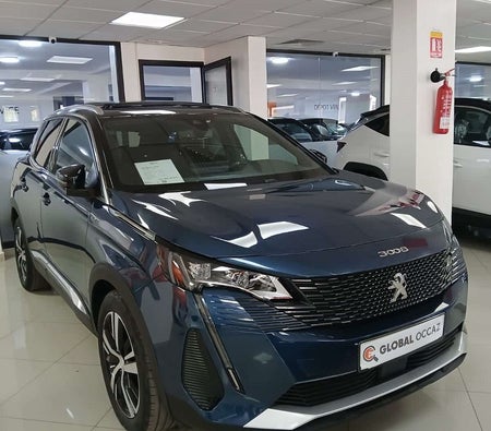 Blauw Peugeot 3008 2022