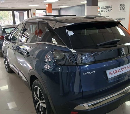 Blauw Peugeot 3008 2022