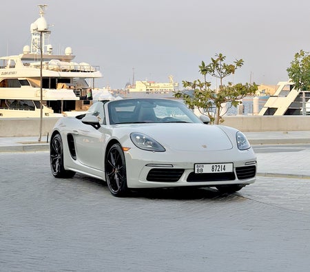 Rent Porsche 718 Boxster Convertible 2024 in Dubai