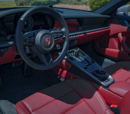 Gray Porsche 911 Targa 4 GTS Spyder 2023