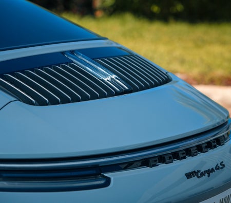 Gray Porsche 911 Targa 4 GTS Spyder 2023