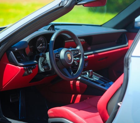 Gray Porsche 911 Targa 4 GTS Spyder 2023