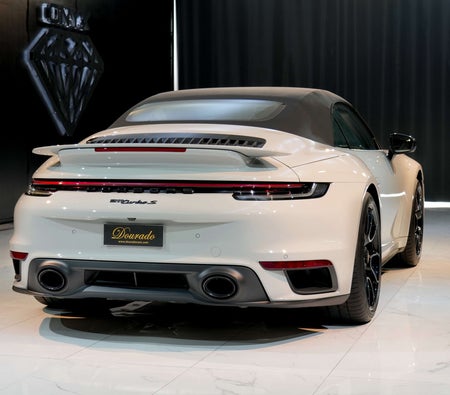 White Porsche 911 Turbo S Cabriolet 2024