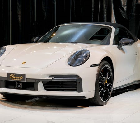 White Porsche 911 Turbo S Cabriolet 2024