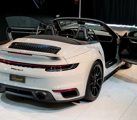 White Porsche 911 Turbo S Cabriolet 2024