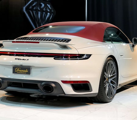 White Porsche 911 Turbo S Cabriolet 2024