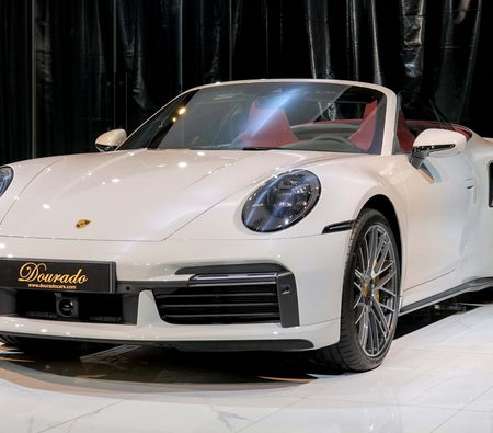 White Porsche 911 Turbo S Cabriolet 2024