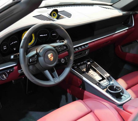 White Porsche 911 Turbo S Cabriolet 2024
