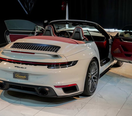 White Porsche 911 Turbo S Cabriolet 2024