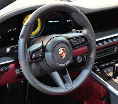 White Porsche 911 Turbo S Cabriolet 2024