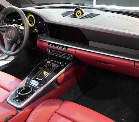 White Porsche 911 Turbo S Cabriolet 2024