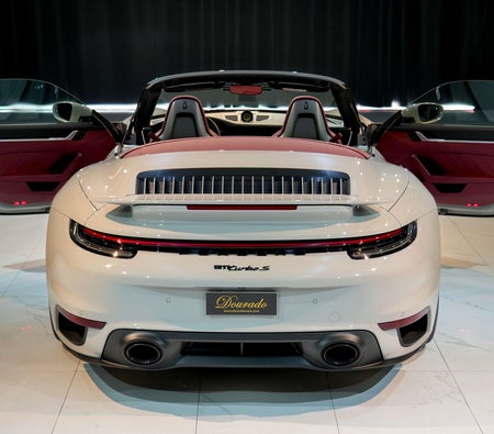 White Porsche 911 Turbo S Cabriolet 2024