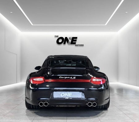Black Porsche 911 Targa 4S 2009