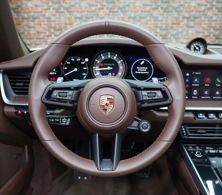 White Porsche 911 Turbo S Cabriolet 2023