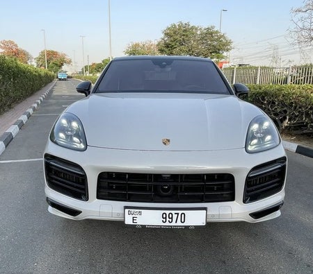 Gray Porsche Cayenne GTS Coupe 2021