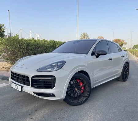 Gray Porsche Cayenne GTS Coupe 2021
