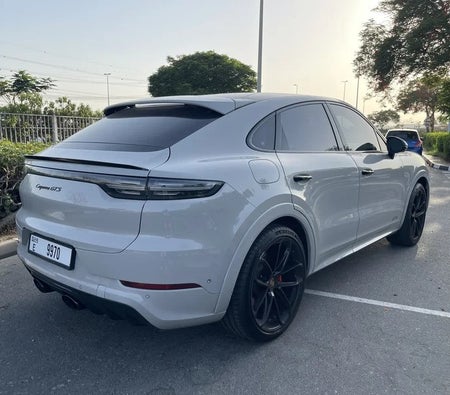Gray Porsche Cayenne GTS Coupe 2021