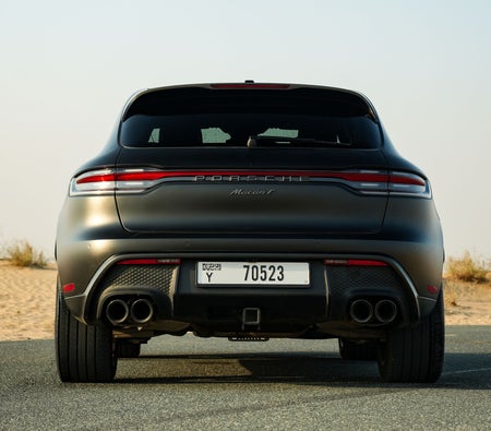 Matte Black Porsche Macan T 2023