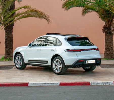 White Porsche Macan 2023