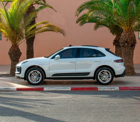 White Porsche Macan 2023