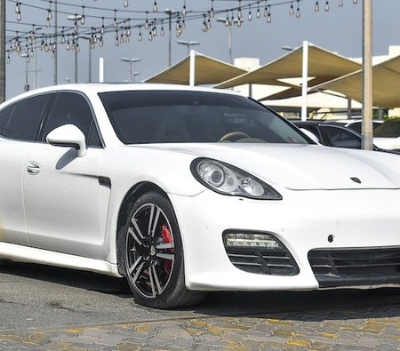 White Porsche Panamera S 2011