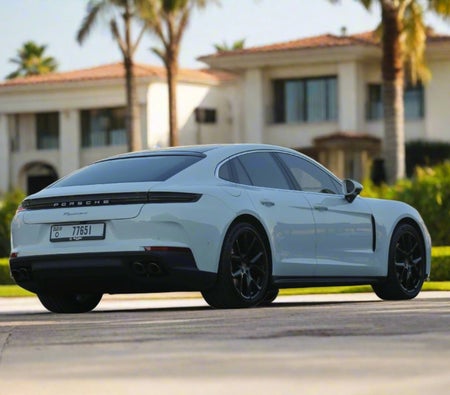 White Porsche Panamera 2024