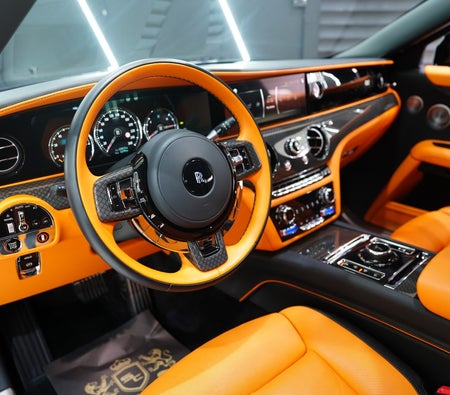 Black Rolls Royce Ghost Black Badge 2024