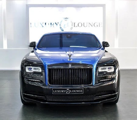 Schwarz Rolls Royce Wraith Black Badge 2017