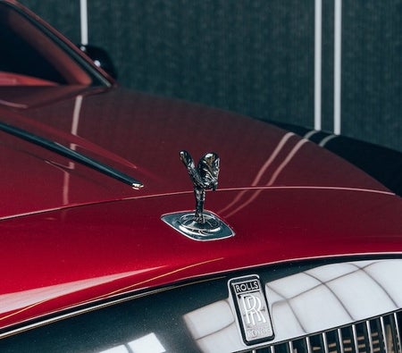 Burgundy Rolls Royce Wraith Black Badge 2019