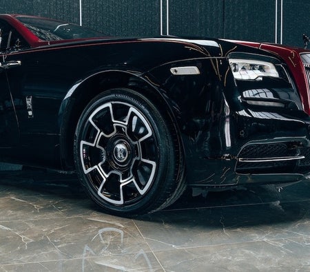 Burgundy Rolls Royce Wraith Black Badge 2019