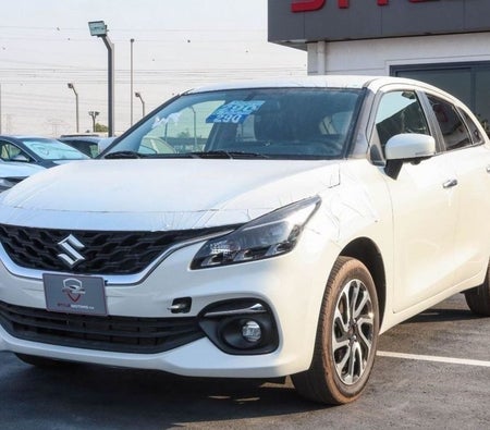 White Suzuki Baleno 2026