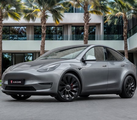 Gray Tesla Model Y Performance 2024 Gray Tesla Model Y Performance 2024