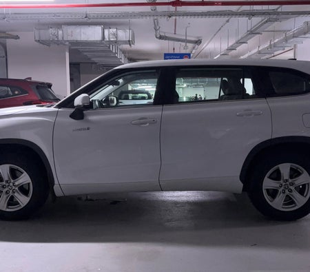 Weiß Toyota Highlander GXR 2023 Weiß Toyota Highlander GXR 2023