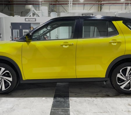 Yellow Toyota Raize TURBO G 2024