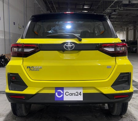 Yellow Toyota Raize TURBO G 2024
