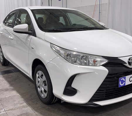 أبيض تويوتا Yaris SE 2021 أبيض تويوتا Yaris SE 2021