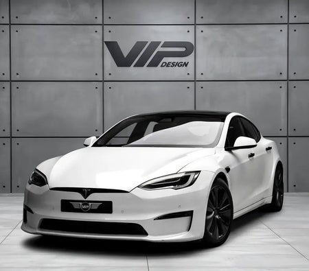 Weiß Tesla Model S Plaid 2021 Weiß Tesla Model S Plaid 2021