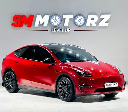 Rosso Tesla Model Y Long Range 2023 Rosso Tesla Model Y Long Range 2023