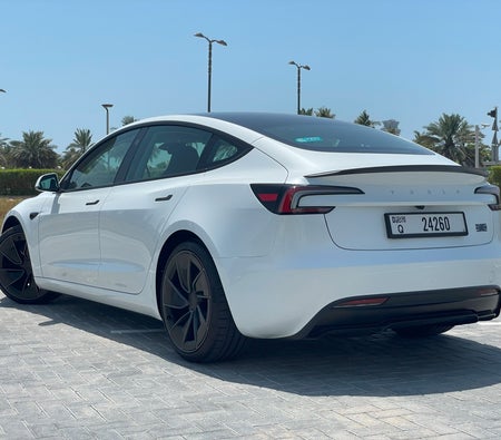 Blanc Tesla Model 3 Performance 2024