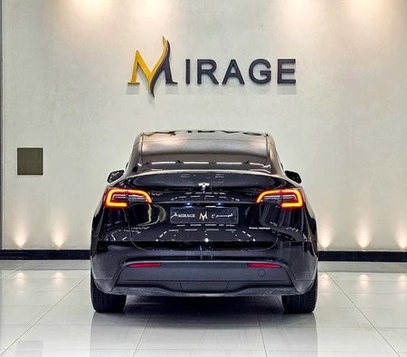 Черный Tesla Model Y Long Range 2023 год