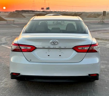 White Toyota Camry S 2019