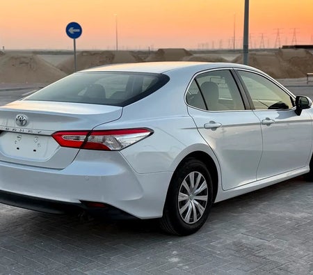 White Toyota Camry S 2019