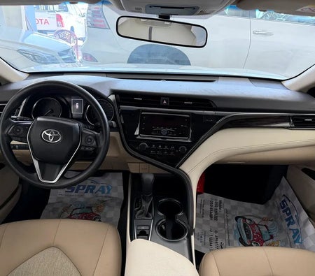 White Toyota Camry S 2020
