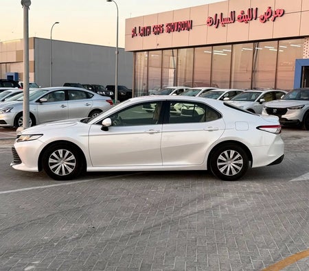White Toyota Camry S 2020