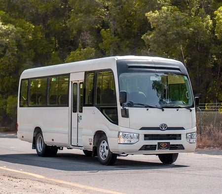 Blanc Toyota Coaster 2020