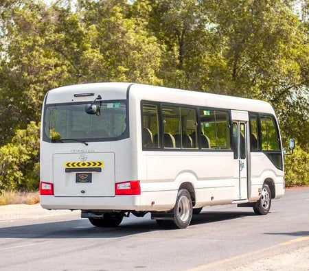 Blanc Toyota Coaster 2020