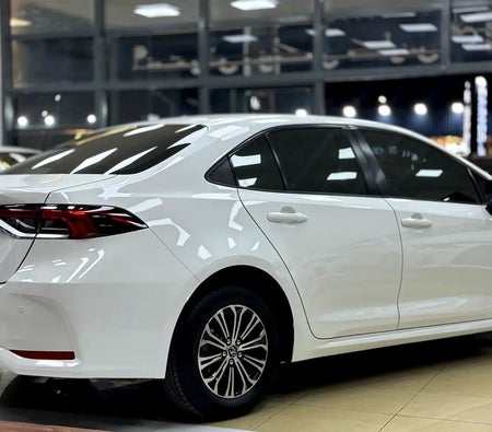 White Toyota Corolla XLI 2022