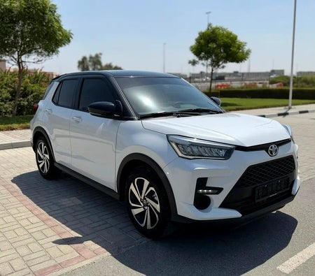 White Toyota Raize TURBO G 2026