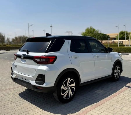 White Toyota Raize TURBO G 2026