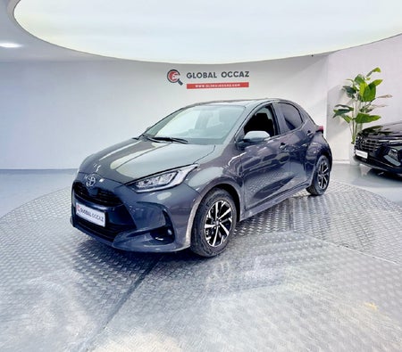 Dark Gray Toyota Yaris 2022